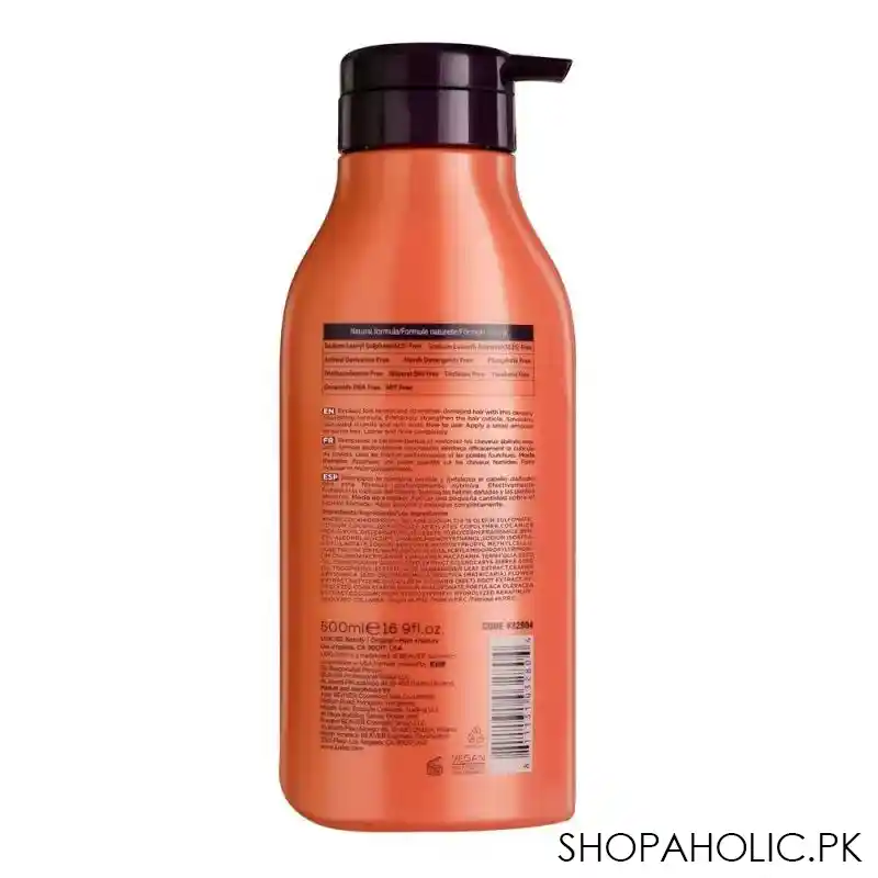 beaver luxliss brazilian therapy keratin & collagen repairing hair care shampoo, paraben & sulfate free, 500ml image2