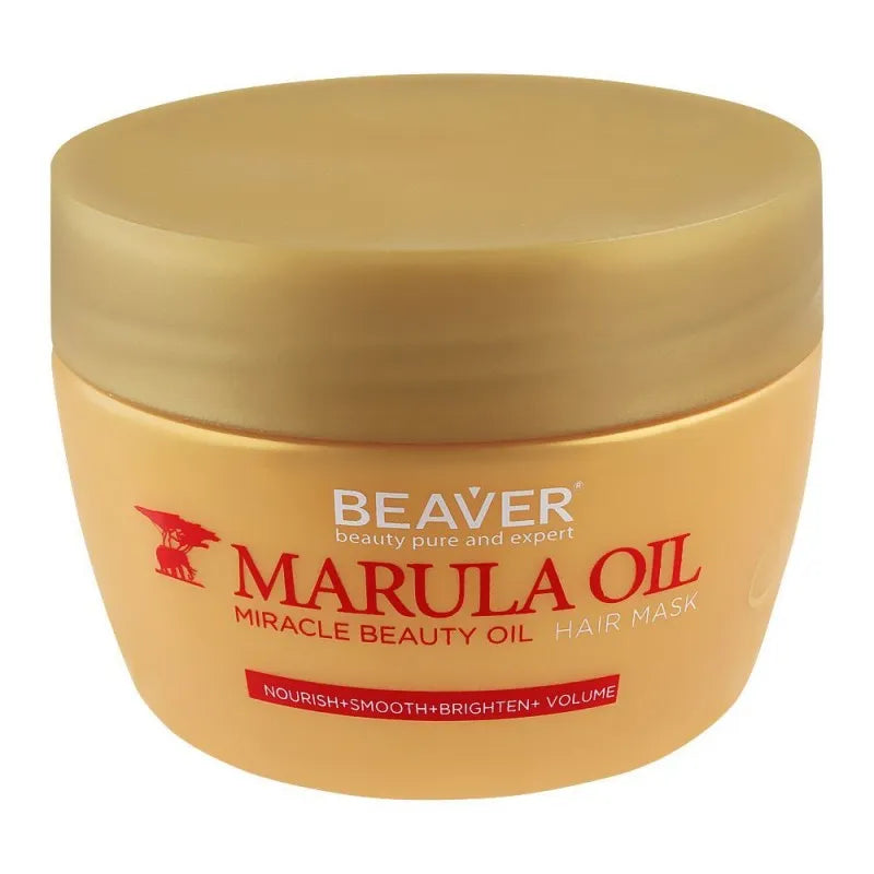 beaver marula oil miracle beauty oil hair mask, 250ml main image