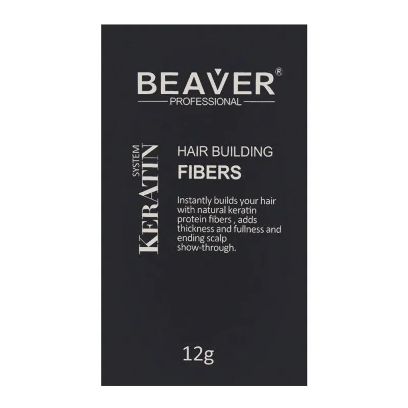 beaver professional keratin system hair building fibers black 12g main image