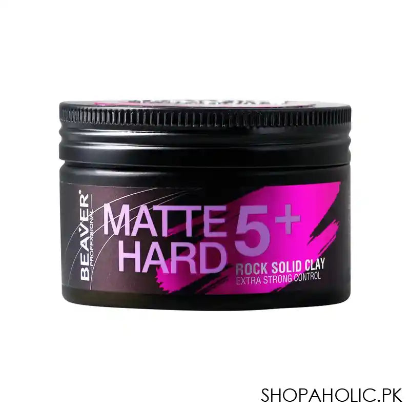 Beaver Professional Magotan Matte Hard 5+ Rock Solid Clay Extra Strong Control, 100g - Image 3