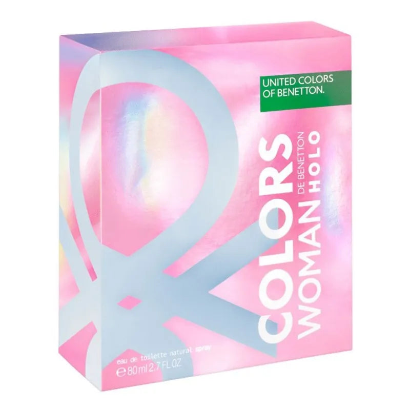 benetton colors woman holo, edt, fragrance for women, 100ml image2