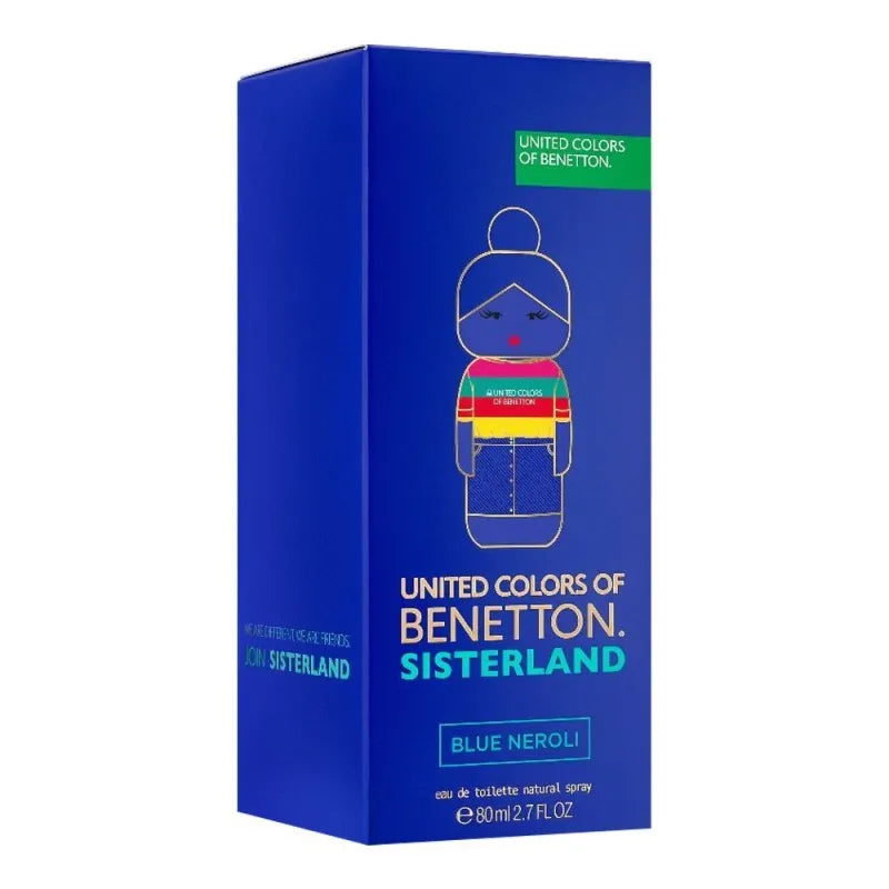 benetton united benetton sisterland blue neroli eau de toilette, for women, 80ml image2