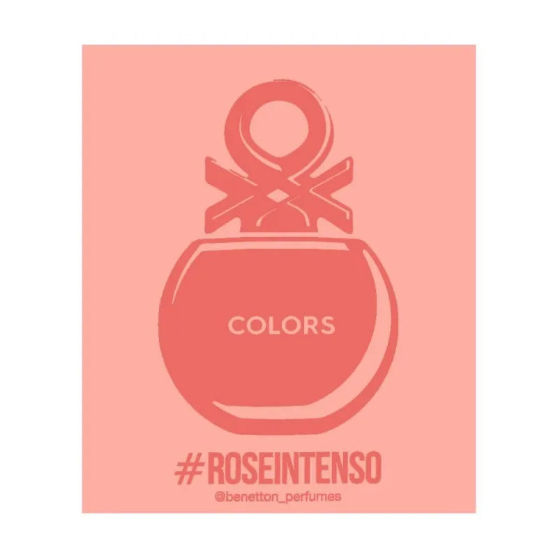 benetton united colors rose women intenso eau de parfum, 80ml image2