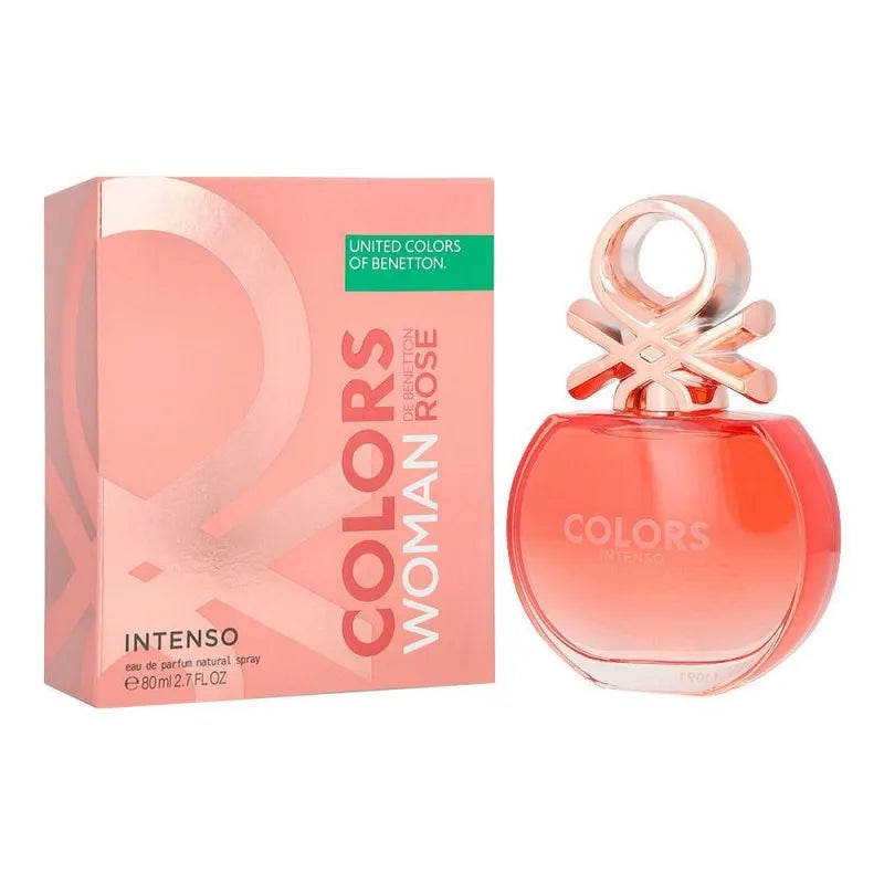 benetton united colors rose women intenso eau de parfum, 80ml main image