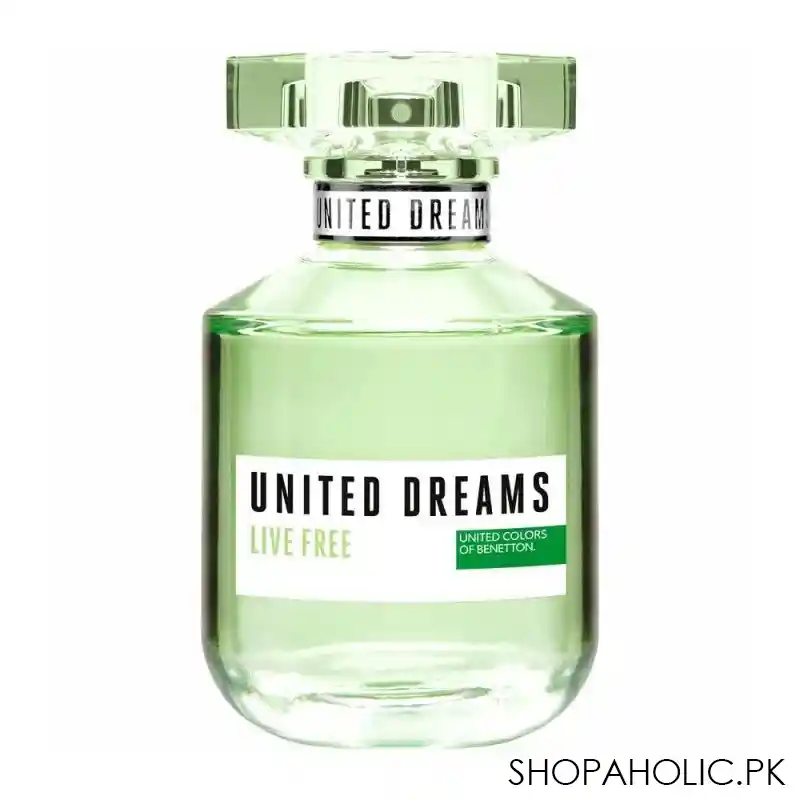 benetton united dreams live free for her eau de toilette, 80ml main image