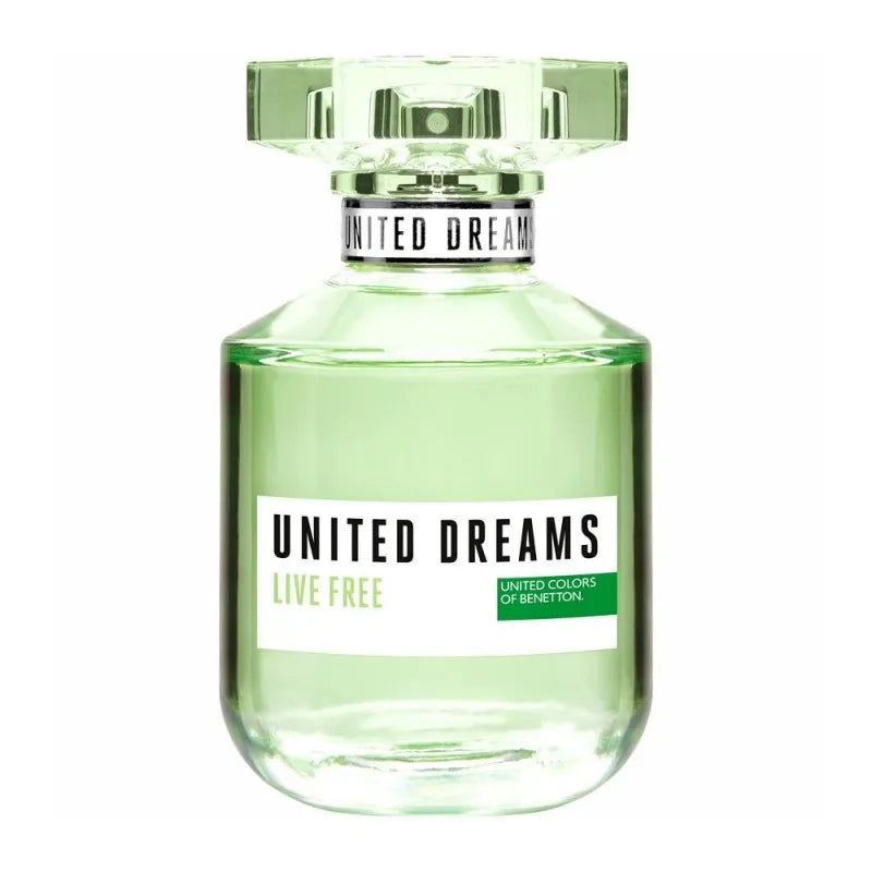 benetton united dreams live free for her eau de toilette, 80ml main image