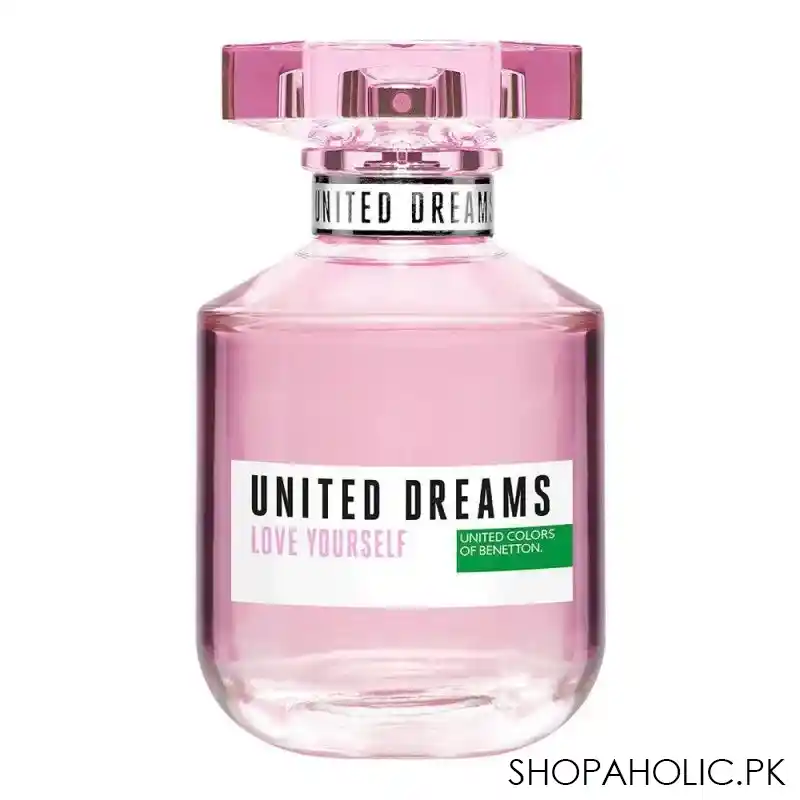 benetton united dreams love yourself for her eau de toilette, 80ml main image