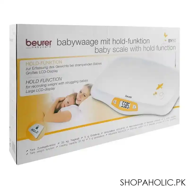 beurer baby scale with hold function, by 80 image2