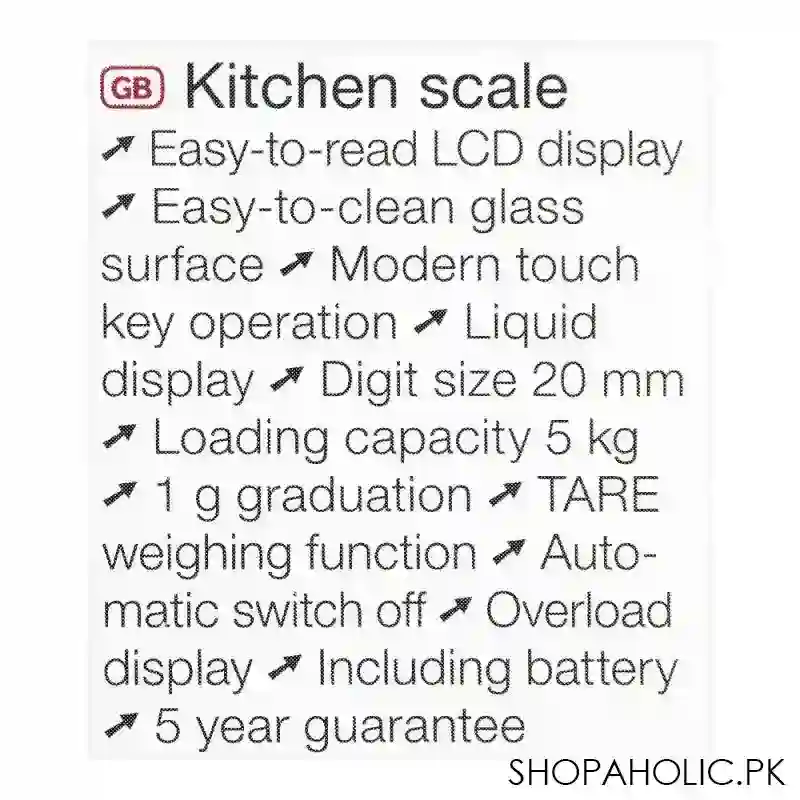 beurer breakfast lcd display kitchen weight scale machine, ks 19 image5