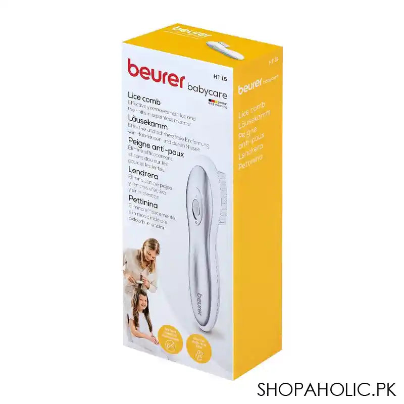 Beurer Electric Lice Comb, Chemical Free, HT15 - Main Image