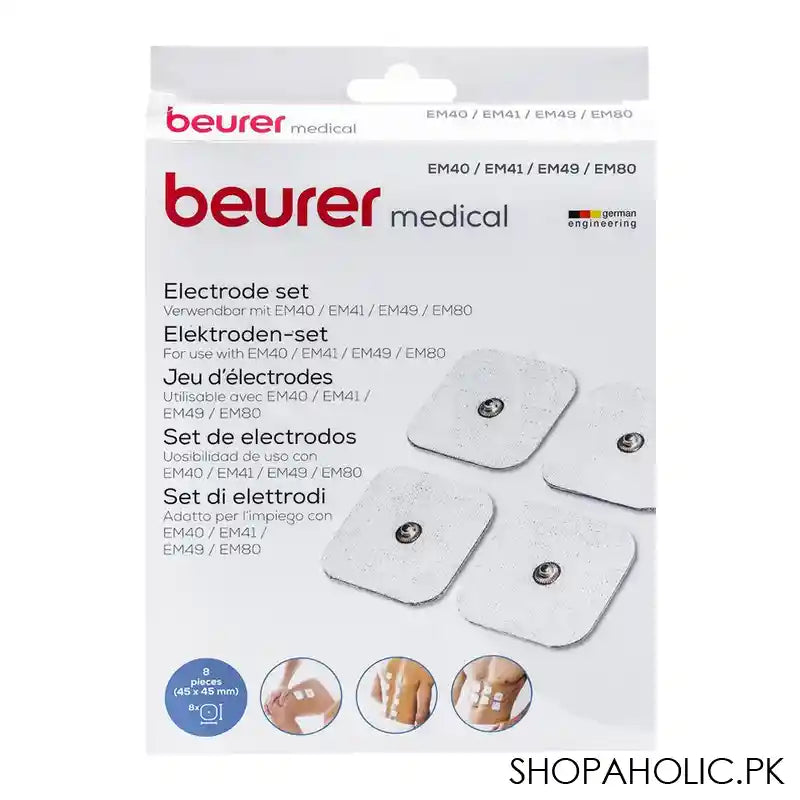 Beurer Electrode Set, 661.02, 8 Pieces - Image 2