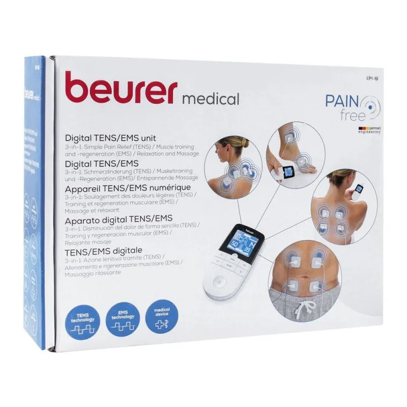 beurer handheld digital tens/ems machine, em 49 image4