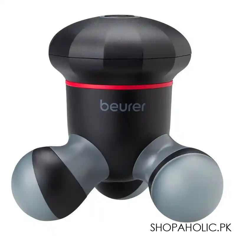 Beurer MG 18 Mini Electric Handheld Massager With LED Light, Ideal For Back, Neck, Arms & Legs, Black - Main Image