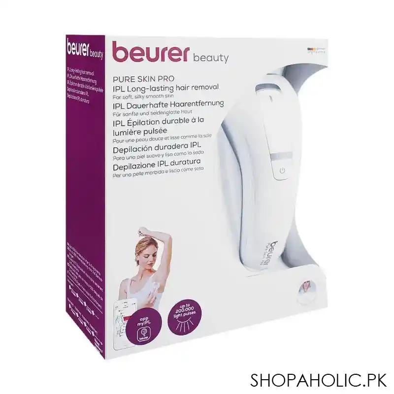 beurer pure skin pro ipl long lasting hair removal, ipl 5500 image2