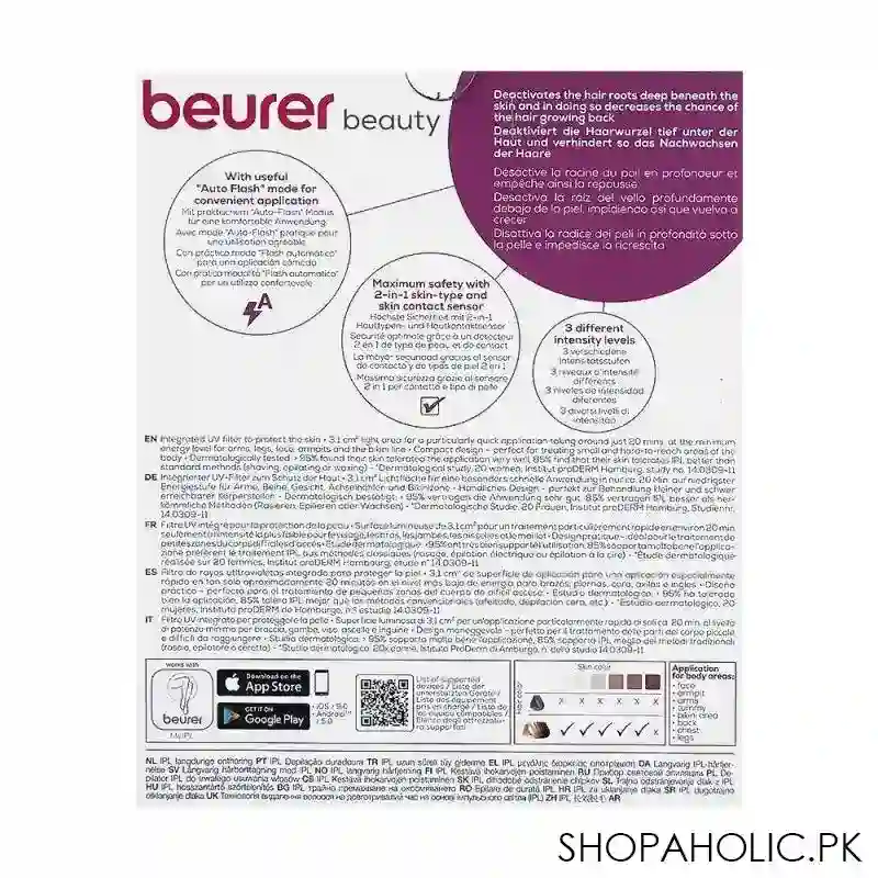 beurer pure skin pro ipl long lasting hair removal, ipl 5500 image5