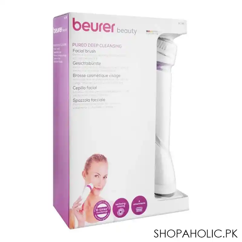 beurer pureo deep cleansing facial brush, fc95 image2