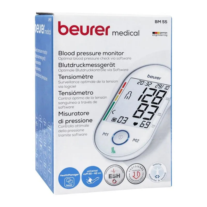 beurer upper arm digital blood pressure monitor, bm 55 image5