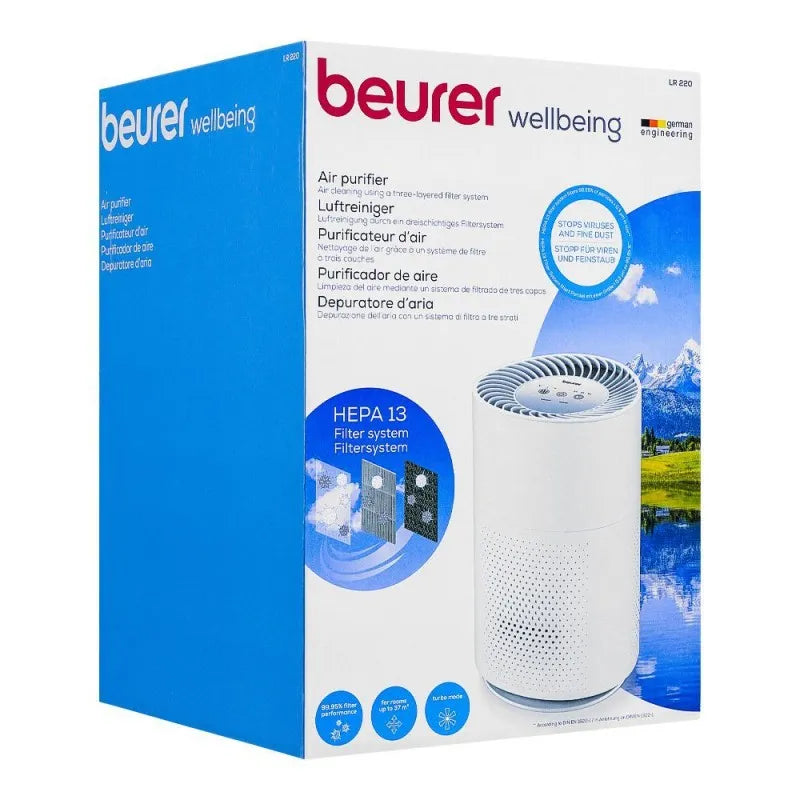 beurer wellbeing air purifier, lr 220 image2