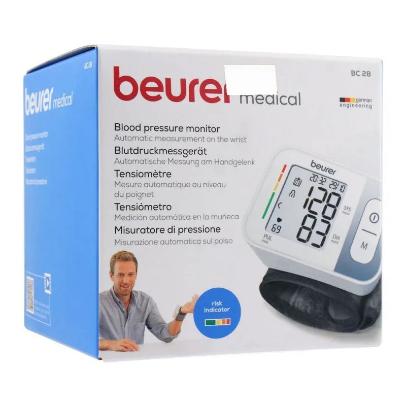 beurer wrist blood pressure monitor, bc 28 image2