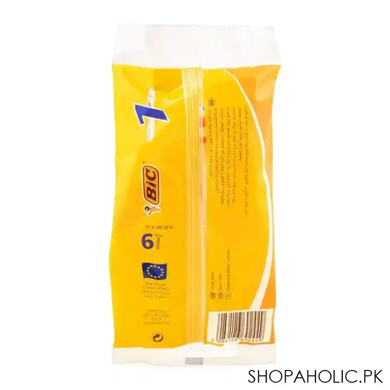 bic 1 classic disposable razor, 5+1 pack image2