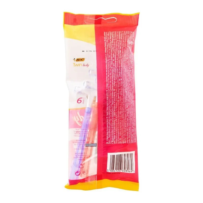 bic twin lady disposable razor, for women, 5+1 pack image5