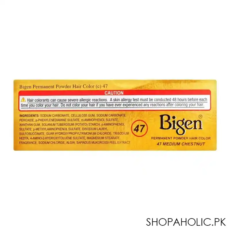 bigen permanent powder hair color, 47 medium chestnut image5