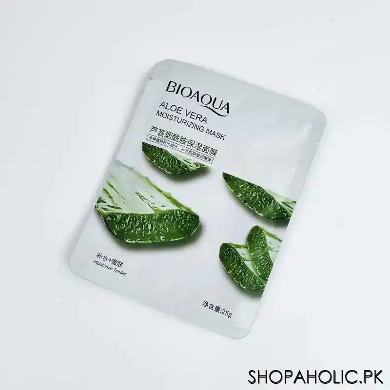 bioaqua aloe vera moisturizing tender mask   short expiry main image