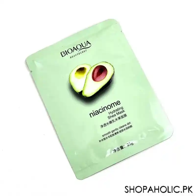 bioaqua niacinome avocado hydrating shea mask main image