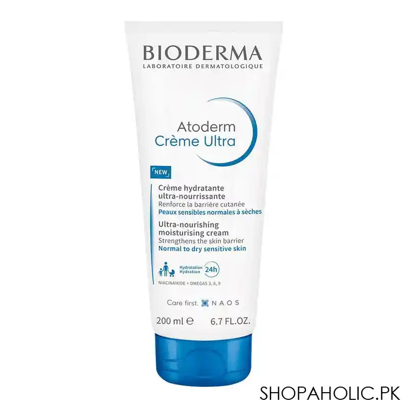 Bioderma Atoderm Creme Ultra-Nourishing Moisturising Cream, Normal To Dry Sensitive Skin, 200ml - Main Image