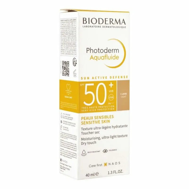 bioderma photoderm aquafluide spf50+ sun active defense, 40ml image2