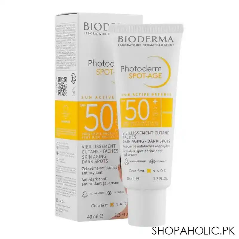 bioderma photoderm spot age spf50+ very high protection gel cream, 40ml main image