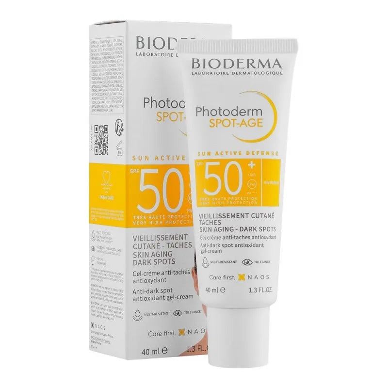 bioderma photoderm spot age spf50+ very high protection gel cream, 40ml main image