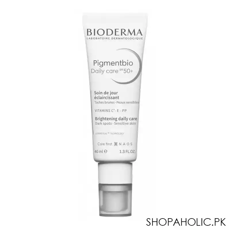 bioderma pigmentbio brightening daily care spf 50+ cream, 40ml main image