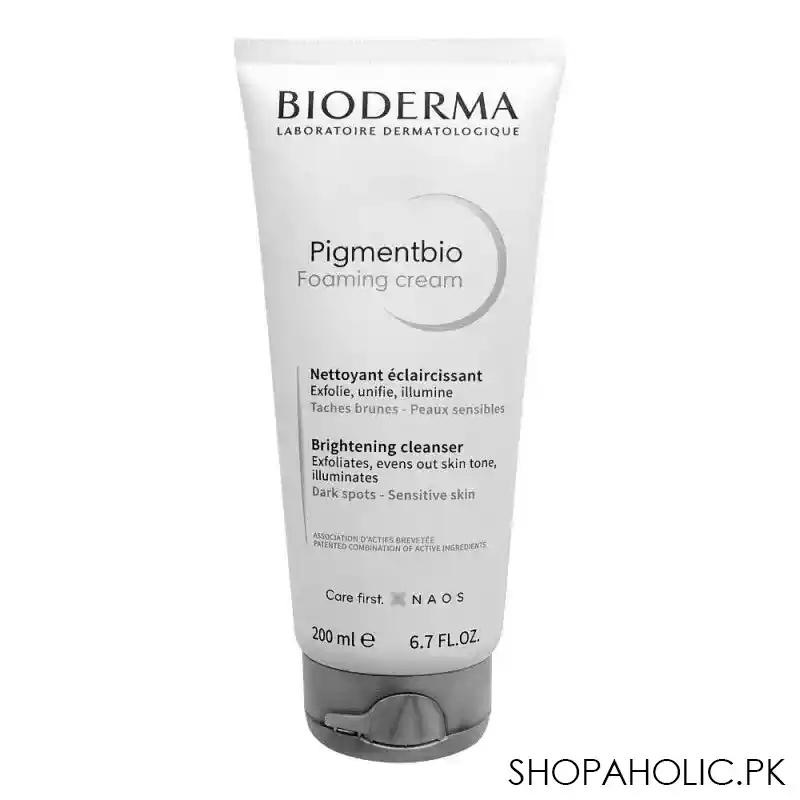 bioderma pigmentbio brightening foaming cleanser cream, 200ml main image