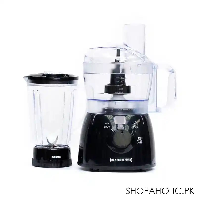 Black & Decker 3-In-1 2-Speed Food Processor, 400W, 26 Functions, FX400B - Main Image