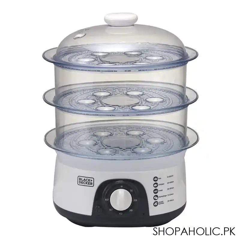 Black & Decker 3 Tier Food Steamer, HS6000 - Main Image