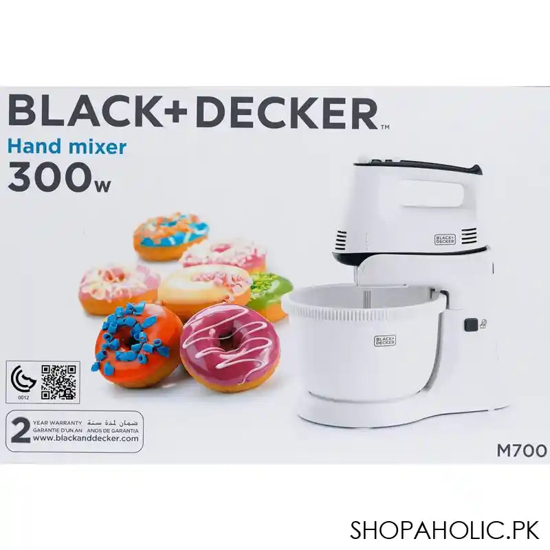 Black & Decker Hand Mixer, 300W, M700 - Image 3