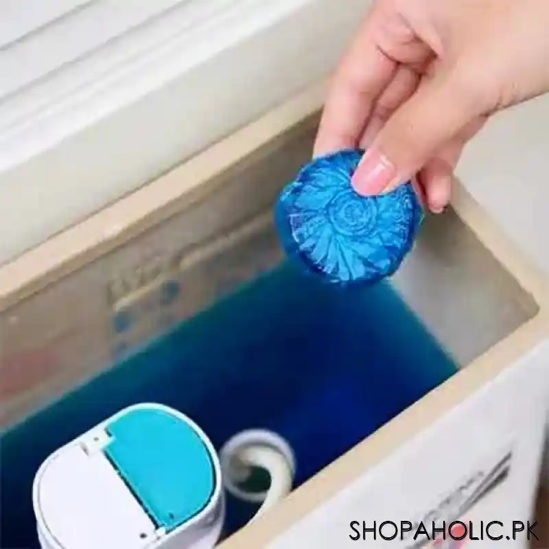 blue toilet flush cleaner main image