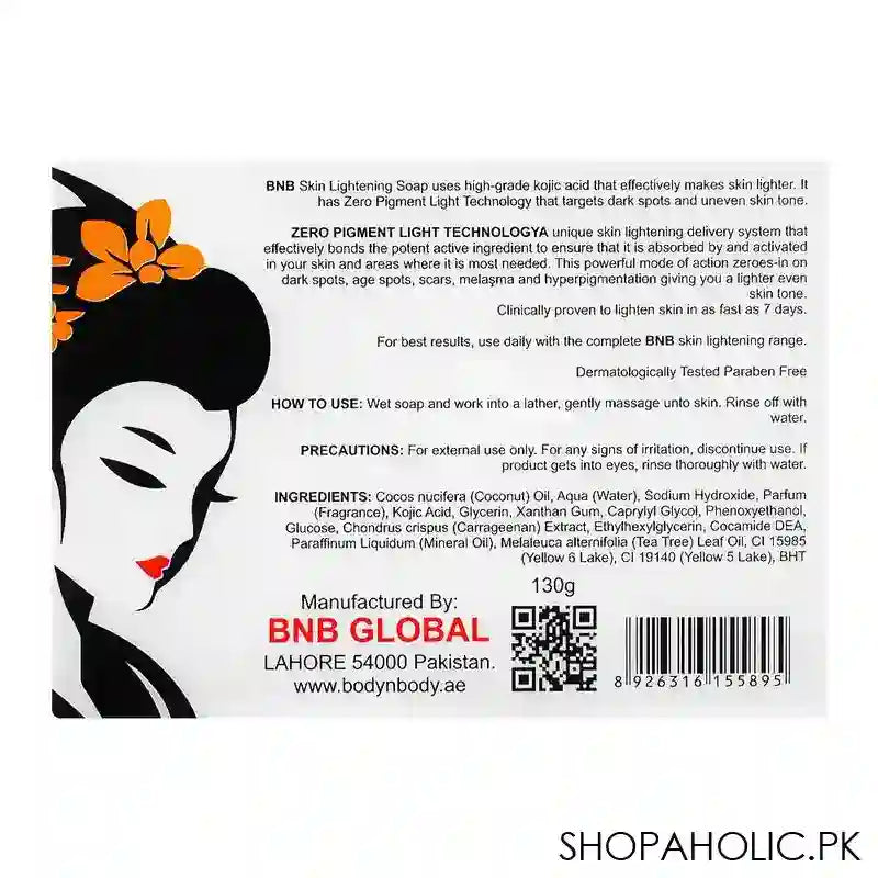 BNB Classic Kojic Acid Skin Lightening Soap, 130g - Image 4