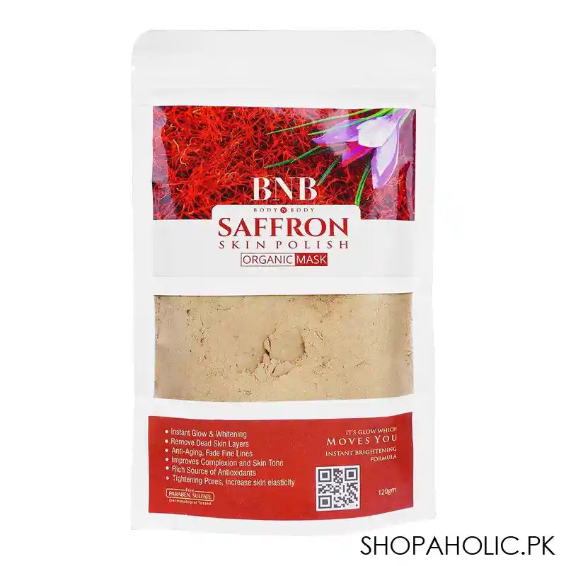 BNB Saffron Skin Polish Organic Mask, Paraben & Sulphate Free, 120g - Main Image