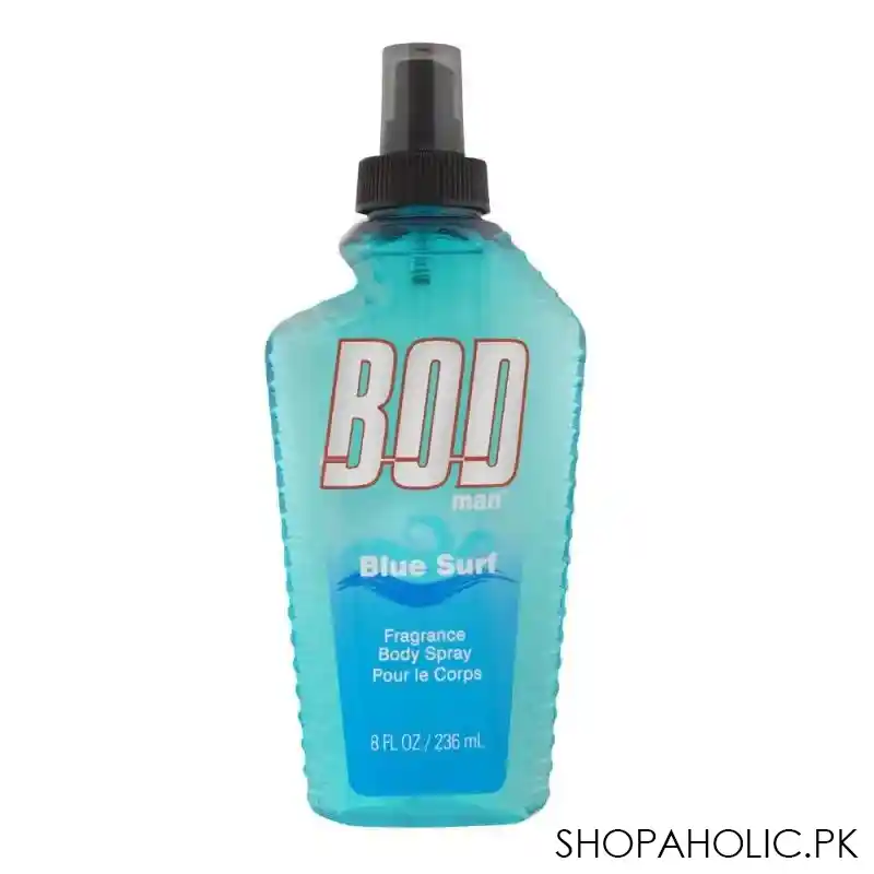 bod man blue surf body spray, for men, 236ml main image