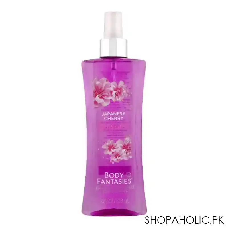 body fantasies japanese cherry body spray, for women, 236ml main image