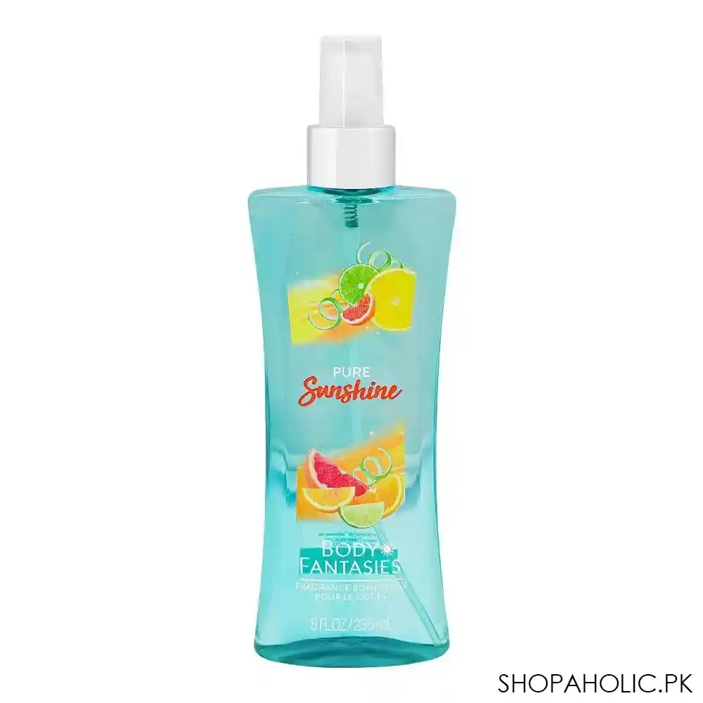 body fantasies pure sunshine body spray, for women, 236ml main image