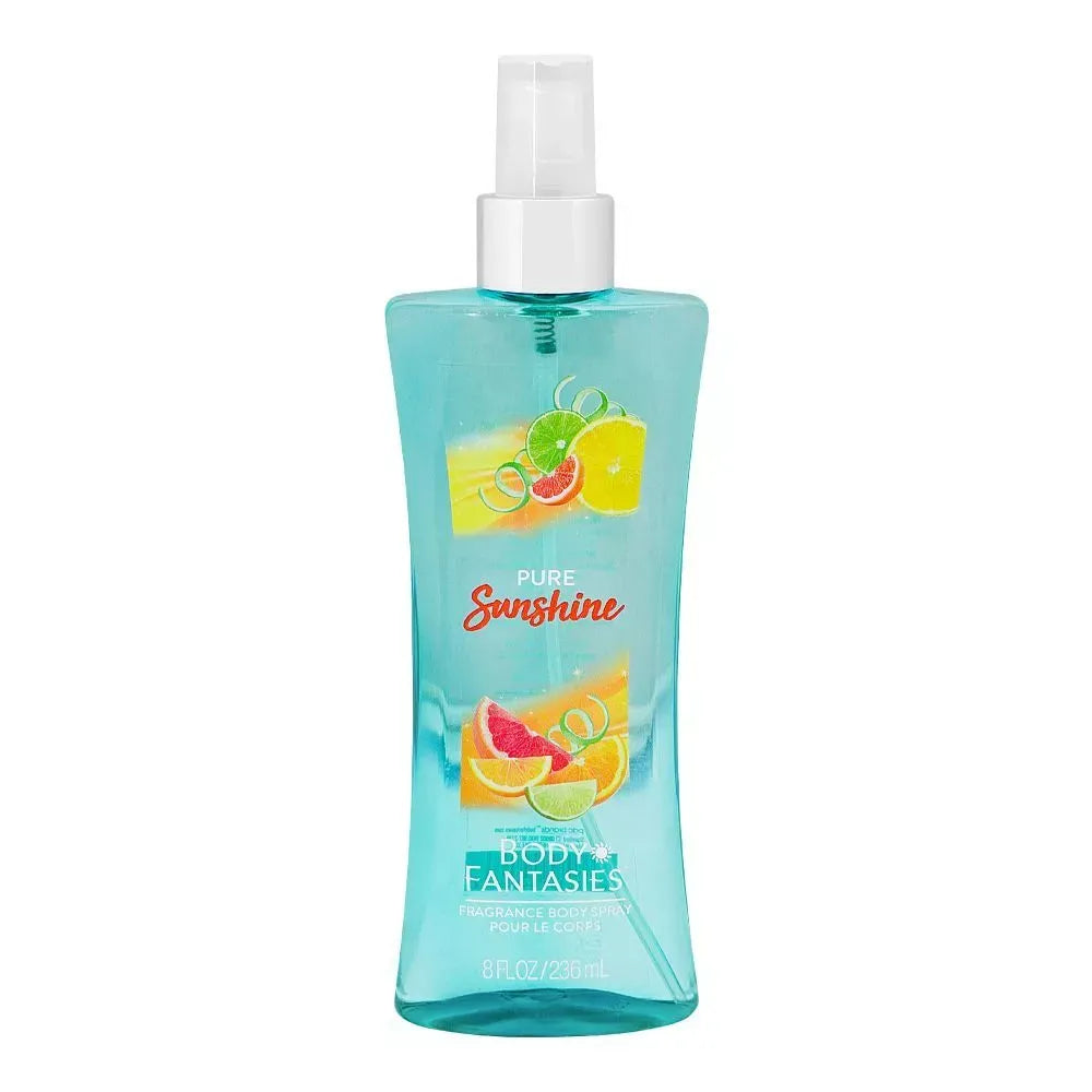 body fantasies pure sunshine body spray, for women, 236ml main image