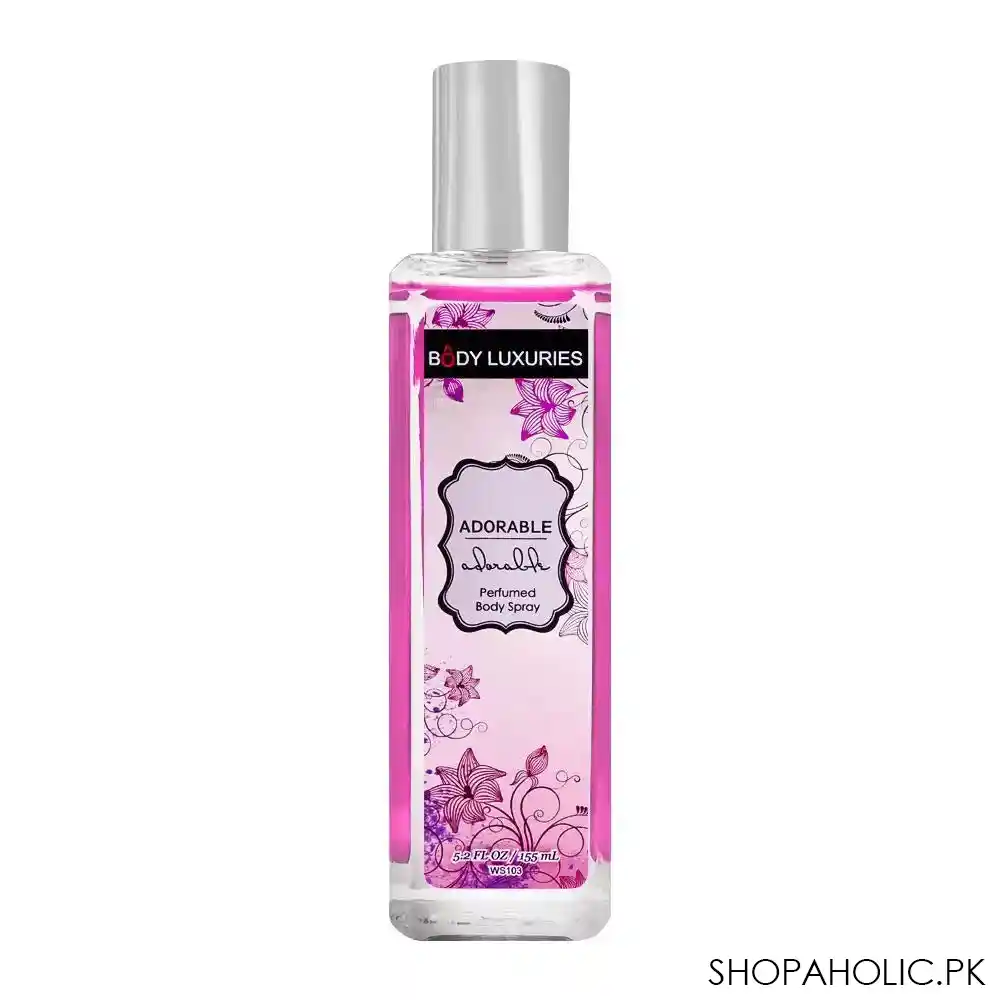 body luxuries adorable perfumed body spray, for women, 155ml main image