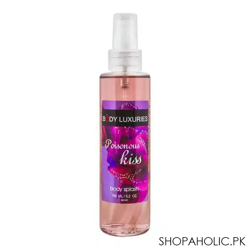 body luxuries poisonous kiss body splash, 155ml main image