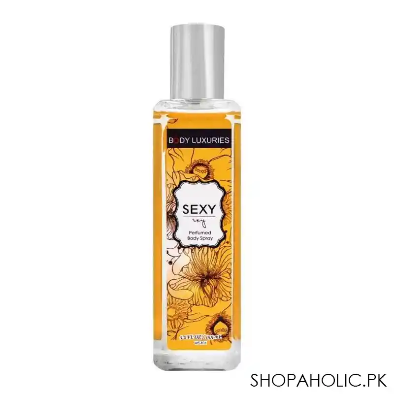 body luxuries sexy perfumed body spray, for women, 155ml main image