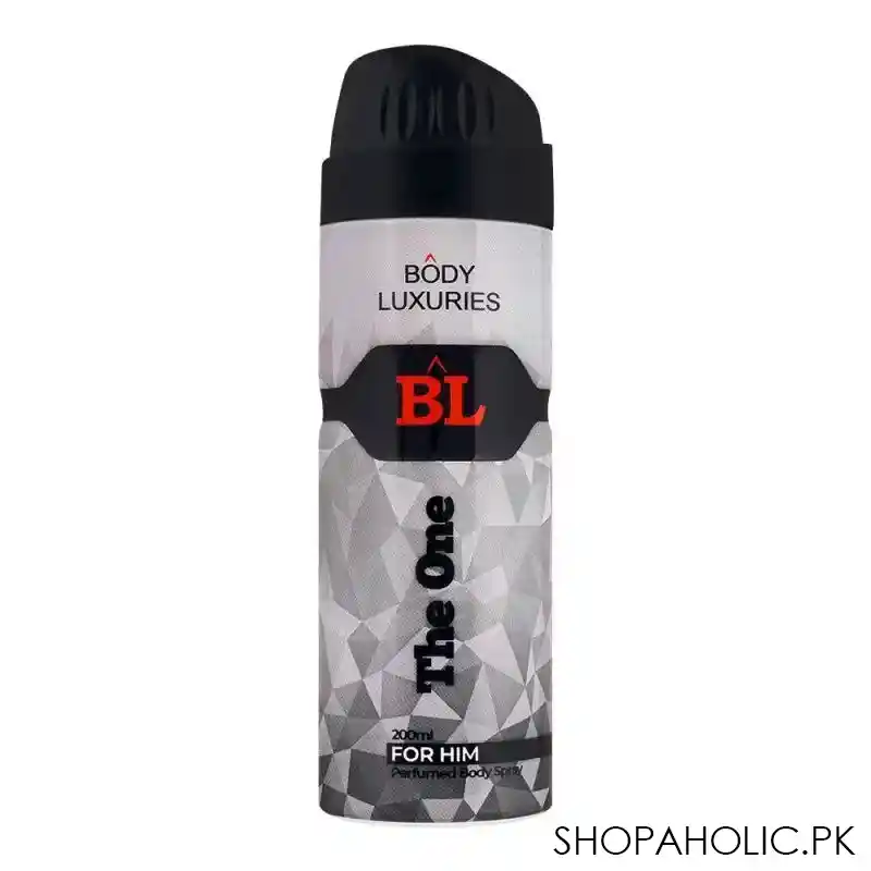 body luxuries the one for him perfumed body spray, 200ml main image