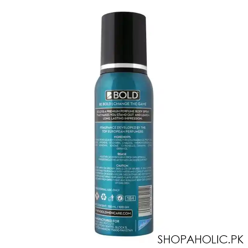 bold champion perfumed body spray, 120ml image2