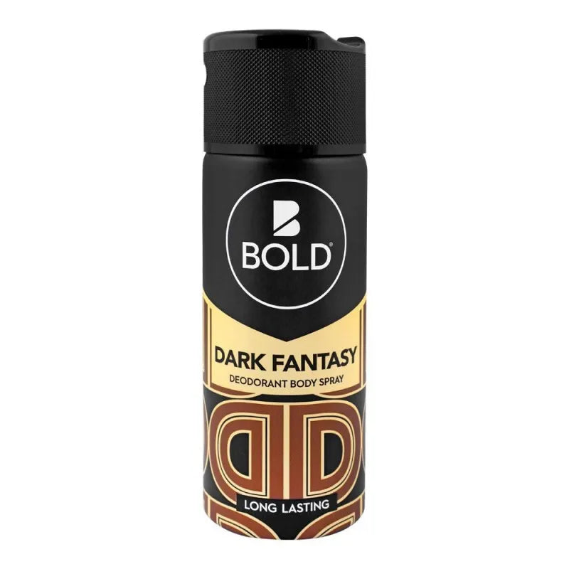 bold dark fantasy long lasting deodorant body spray, for men, 150ml main image